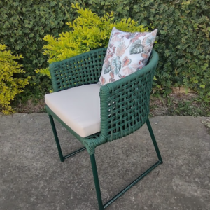 Cadeira em corda Náutica Wave III com braço.