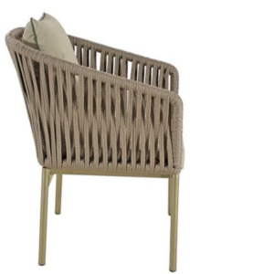 Cadeira em corda Náutica Wave II com braço.