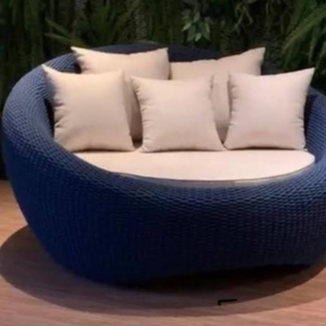 Chaise em tricô náutico