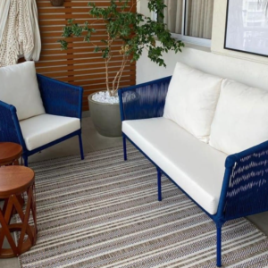 Conjunto Sofá Bella 2 Air 2 lugares + 2 Poltronas